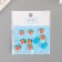 Decor for creativity plastic "Striped Cubes" multi -colored set 10 pcs 1.1x1.1 cm