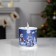 LED figure "Candle with snowmen" 7.5 × 10 × 7.5 cm, plastic, batteries AG13x3, glow of multi