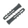 Dowel "Zubble", type "Hedgehog", spacer, polypropylene, 6x50 mm, 1000 pcs
