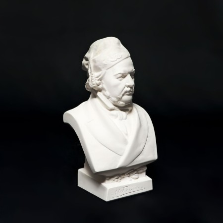 Gypsum figure famous people: Bust Glinka 22.5*9.5*13 10-198-8