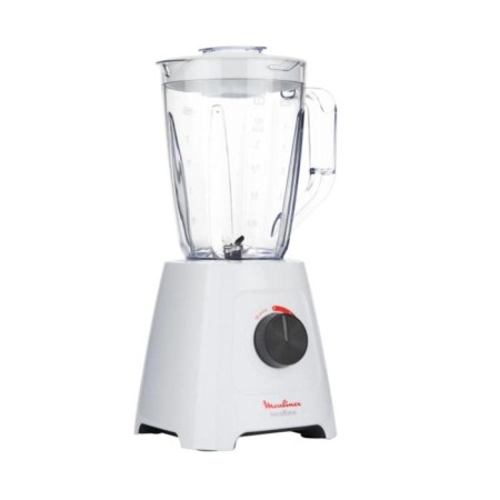 Bleader Moulinex LM420110, stationary, 600 watts, 2 l, 2 speeds, white