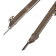 Metallic circuit KOH-I-NOOR 6901, 122 mm, silver, transparent case, euro suspension