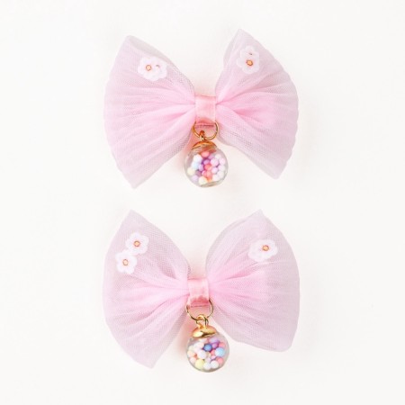 Hair clip with a bow "for you", 7 x 5 cm-2