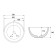 ABBER Bequem AC2106RG sink, invoice, 320x320x140 mm, color pink gold