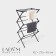 Sushilka for linen floor ladoom, folding, sliding 49-102 cm, metal, 49 × 102 × 37.5 cm