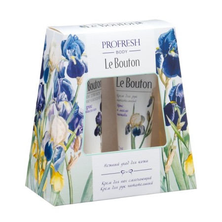 Gift set Le Bouton: hand cream, 75 ml + leg cream, 75 ml-1