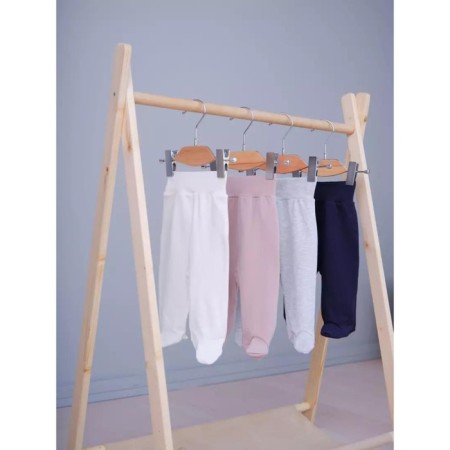 Slider on a wide Rant Base elastic band, seams outward, height 56 ​​cm, milk color-3