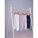 Slider on a wide Rant Base elastic band, seams outward, height 56 ​​cm, milk color