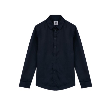 Textile shirt on buttons for a boy, height 146 cm-1