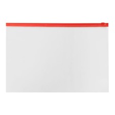 The convert folder on the A4 ZIP-Molniya, 150 μm, Calligrata, transparent, red lightning