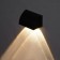 Facade lamp “Cascade”, FSD-094, 2 W, 3000K, 2 rays, IP65, 220 V, metal, black