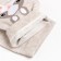 Women's socks "hare", light beige color, size 36-40