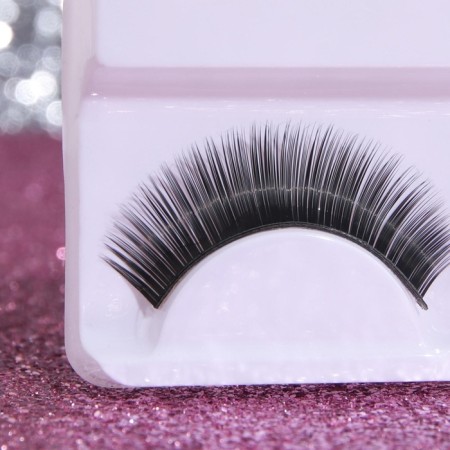 Eyelashes overhead "tenderness in the gaze", without glue, black color-2
