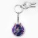 Key keychain holographic "cat", 5 x 4.5 cm