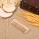 Comb - comb, 12.5 × 4.5 cm, packing 25 pcs, color "Light wood"