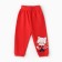 Pants children, red color, height 74 cm