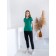 Female T -shirt, size 42, green color