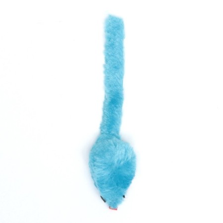 Toy for cats "Mouse Malaya" color, 5 cm, blue-1