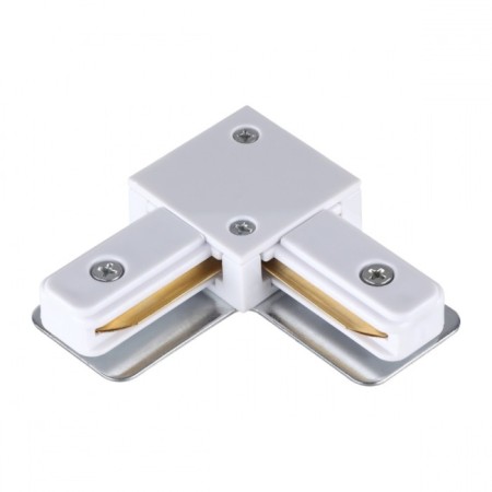 Connector L-shaped (for 1-F), white color