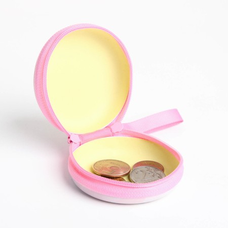 Case for coins/headphones with lightning, pink color-4