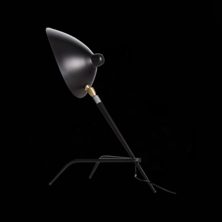 ST LUCE bedside lamp. SL305.404.01. SPRUZZO. 1x60 W, E27, 38x30x53 cm, black color-1