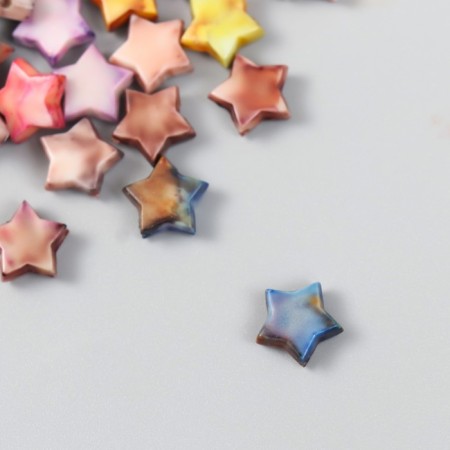 Beads for creativity plastic "Vintage. Stars" MIX set 15 grams 0.4x1x1 cm-1