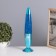 Lava-lamp "Rocket" 1x30W E14-R39 (sparkles) blue 8x8x34cm