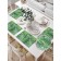 Set of napkins for setting the table "Tropical leaves", rectangular, size 32x46 cm, 4 pcs