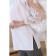 Female blouse, size 44, white color