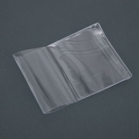 Cover for the test book, 120 μn, transparent color