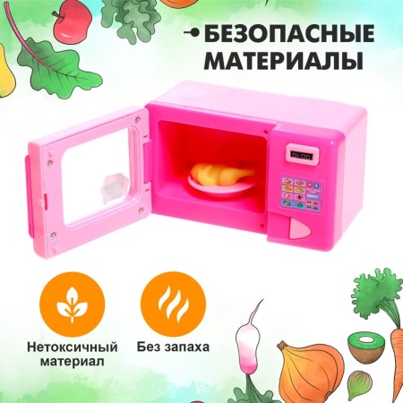 Household appliances "Microwave oven", light, works from batteries-2