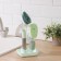 Raccoon Dishes “Practitioner”, Doster handle, 4 brushes, holder-stand, green color, green