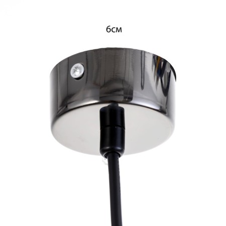 Suspendor "Mojo" GU10 35W black chrome 6x6x30-130cm-5