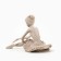 Polystone statuette "Ballerina" white 31 x 17.5 x 21.5 cm