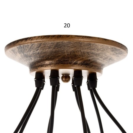 Speak "Spider" 8x40W E27 Black with a golden patina 80x80x90 cm Bayerlux-8