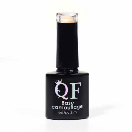 Camouflage base for nails, 3 phase, 8ml, LED/UV, light-first-peach color (004)-7