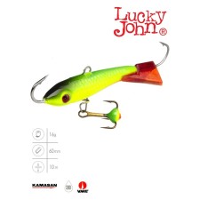 Balancir Lucky John Classic 6 + tee, 6 cm, color 26rt blister