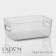 LadOM storage container, 19.5 × 14 × 7.5 cm, transparent color