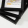 Set of photo frames plastic L-5 10x15 cm (3 pcs.), Black