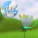 Plug "Dragonfly Sendy" 14x9cm/45cm, set 10pcs, mix