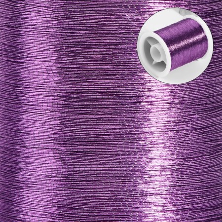 Metallized thread, 91 ± 1 m, purple color-1