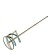 Mixer for paints and plaster mixtures Denzel 848847, galvanized, SDS+, 120x600 mm