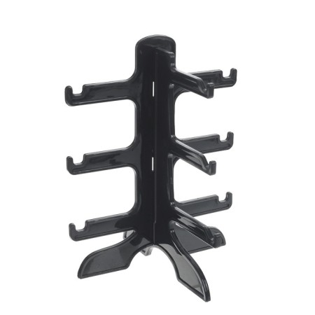 Glass stands 3 places, 16 × 14.5 × 20, black color-1