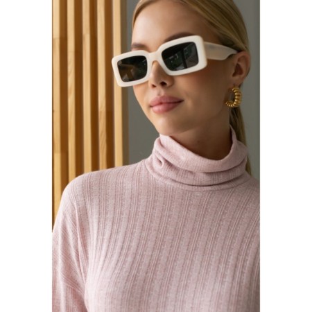 Women's turtleneck, size 54, pink color 60662-2
