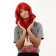 Carnival wig "anime" fire-red