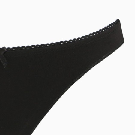 Cowards women's thongs, black color, size 44 (s)-8
