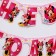 Garland on the eyelets "I am 1 year old", length 135 cm, Minnie Mouse