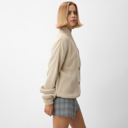 Jumper female minku: casual collection beige color, rn 50-2