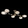 Cutilux Cutilux chandelier CL117165 96x57x19.5 cm, 6x40W, E14, Black Color Black