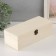 Casket Wood for painting with divisions "rectangular" locking buckle 26x11x8 cm